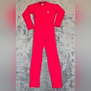 Carhartt Base Force Thermal Layer Union Suit Size Medium Snap Button NWOT